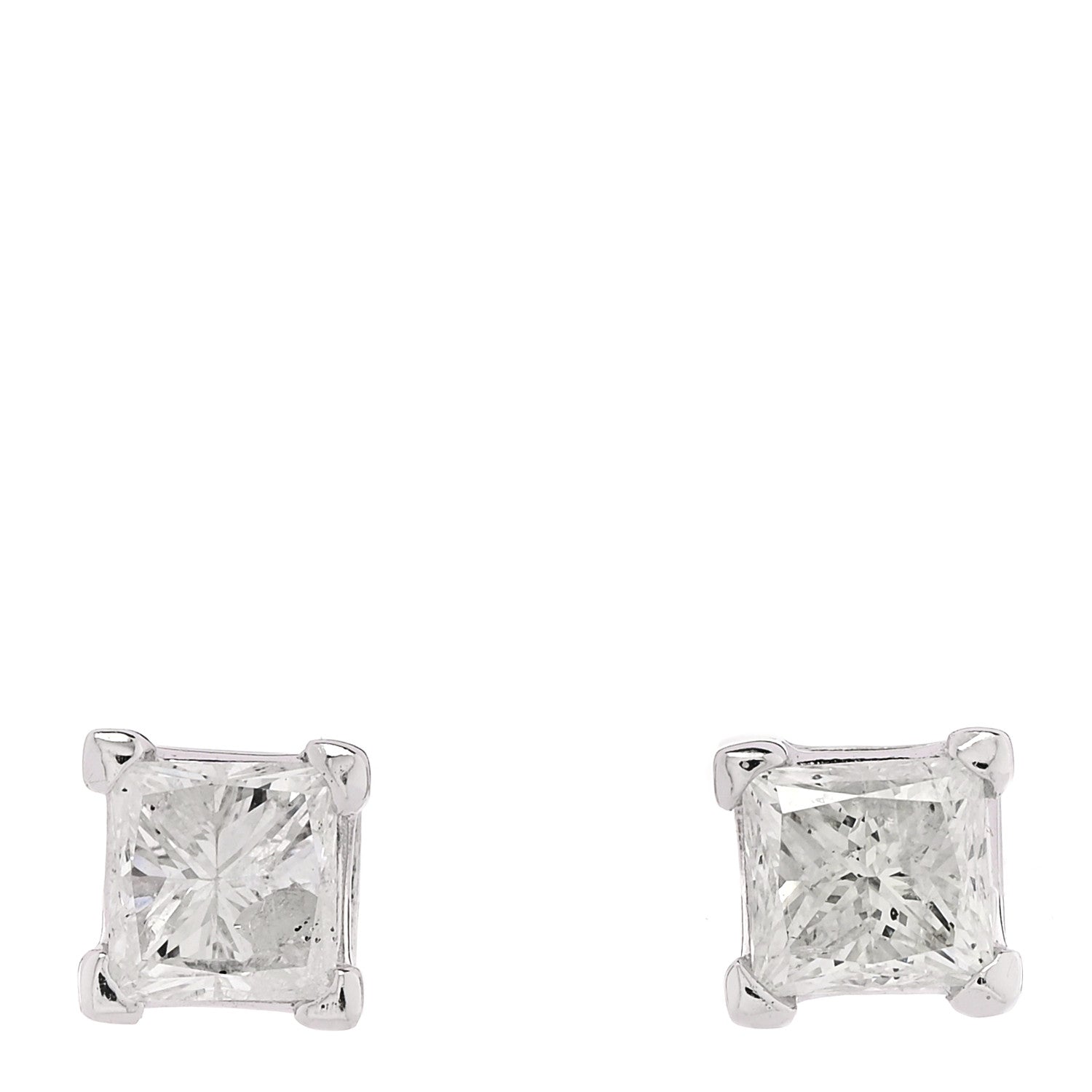 Parker & West by FASHIONPHILE PARKER & WEST BY FASHIONPHILE 14K White Gold Diamond 3.75ctw  Earrings 1 of 5
