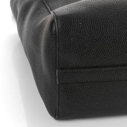 Prada Vitello Daino Shopping Tote Black 6 of 7