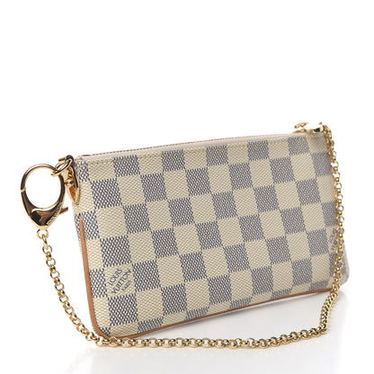 Louis Vuitton Damier Azur Pochette Milla MM 2 of 10