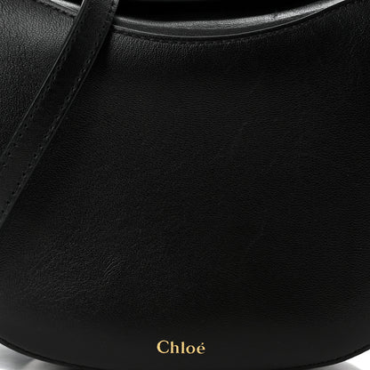Chloe Small Grain Calfskin Kiss Bag Black 6 of 8