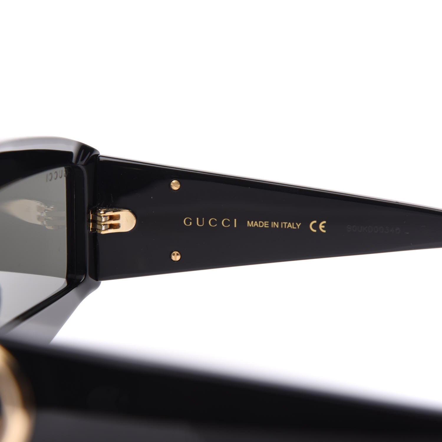 Gucci Acetate Rectangular GG0358S Sunglasses Black 5 of 8