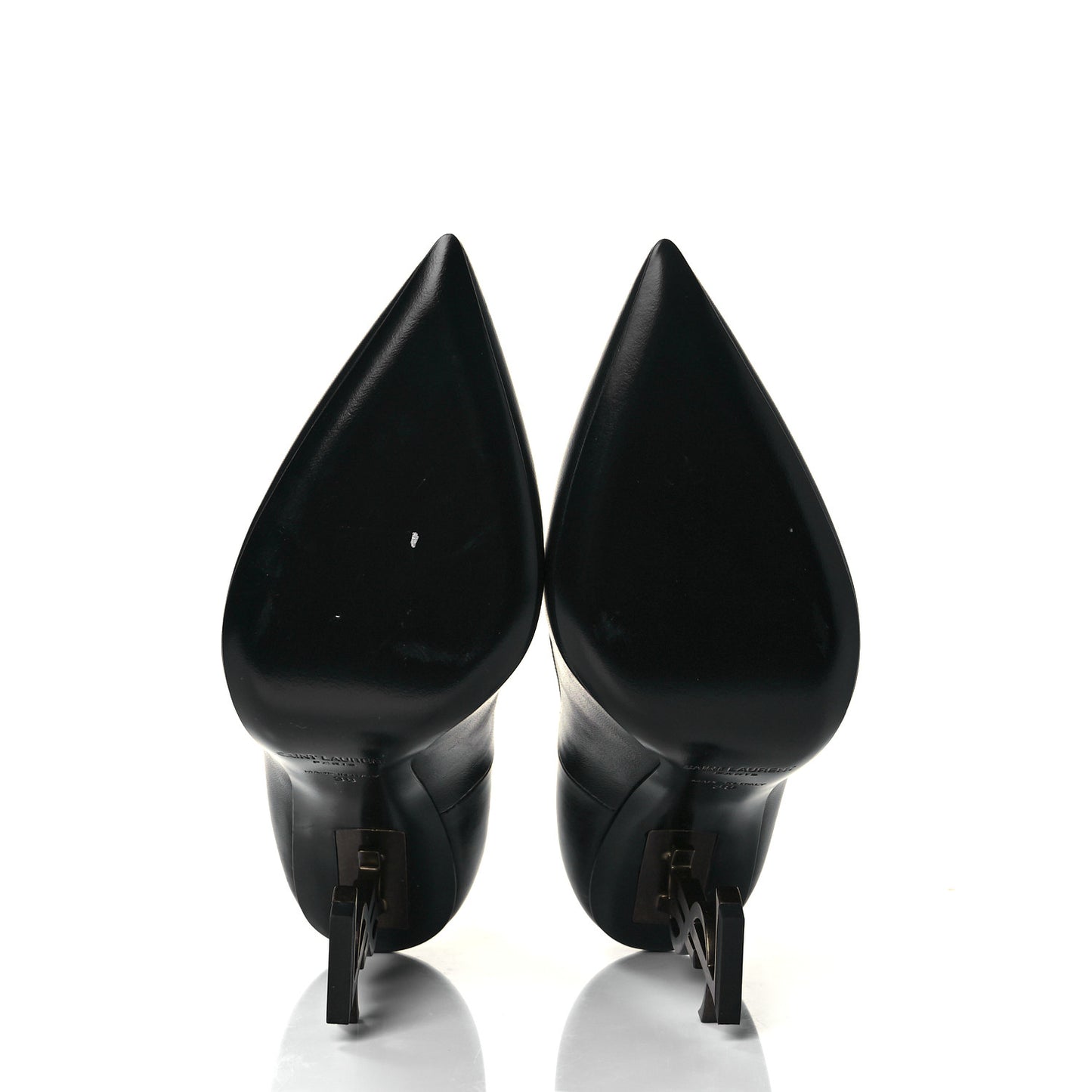 Calfskin Opyum 110 Pumps 38 Black Gold