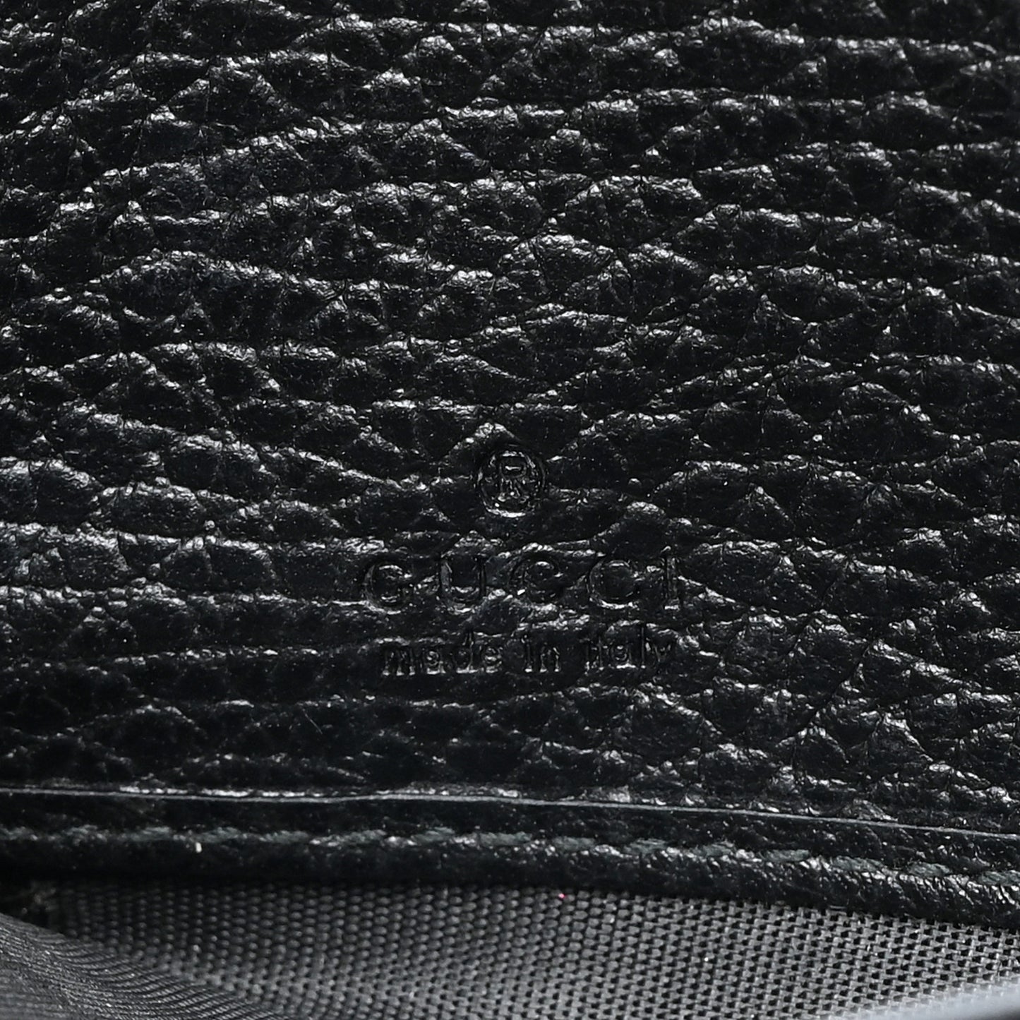 Dollar Calfskin GG Marmont Zip Around Wallet Black
