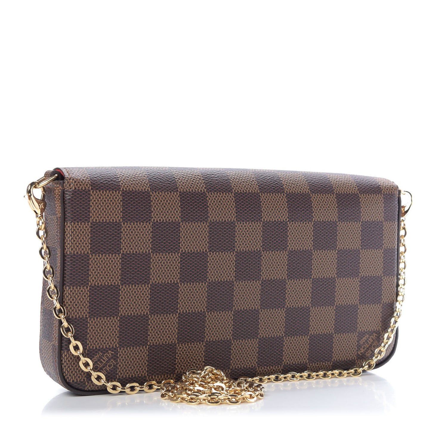 Damier Ebene Pochette Felicie Chain Wallet