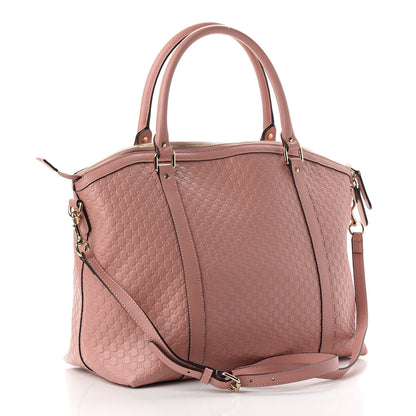 Gucci Soft Microguccissima Large Dome Satchel Soft Pink 3 of 10