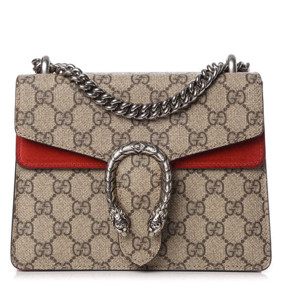 Gucci GG Supreme Monogram Mini Dionysus Shoulder Bag Hibiscus Red 1 of 10