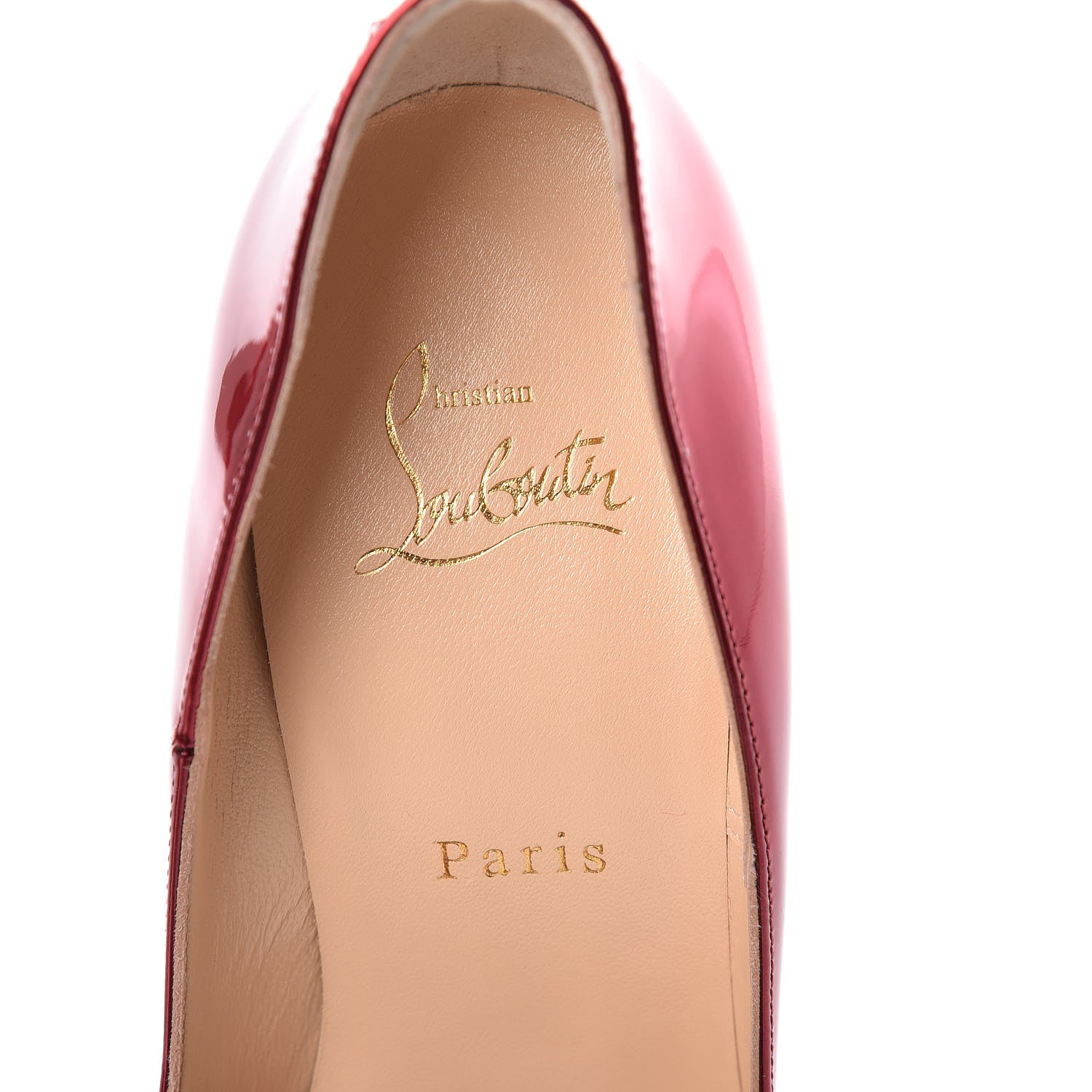 Christian Louboutin Metallic Patent So Kate 120 Pumps 38.5 Loubi 7 of 8