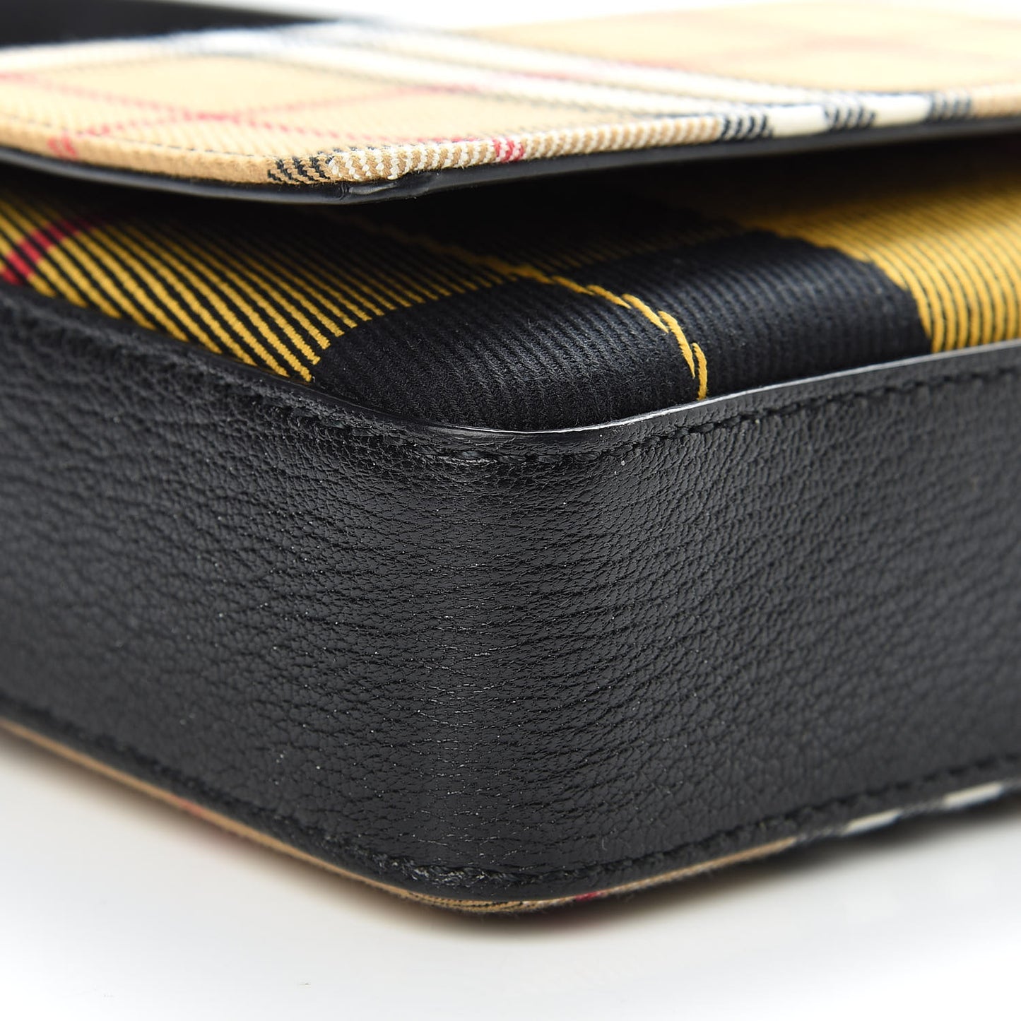 House Check Tartan Mix Hampshire Crossbody Antique Yellow Black