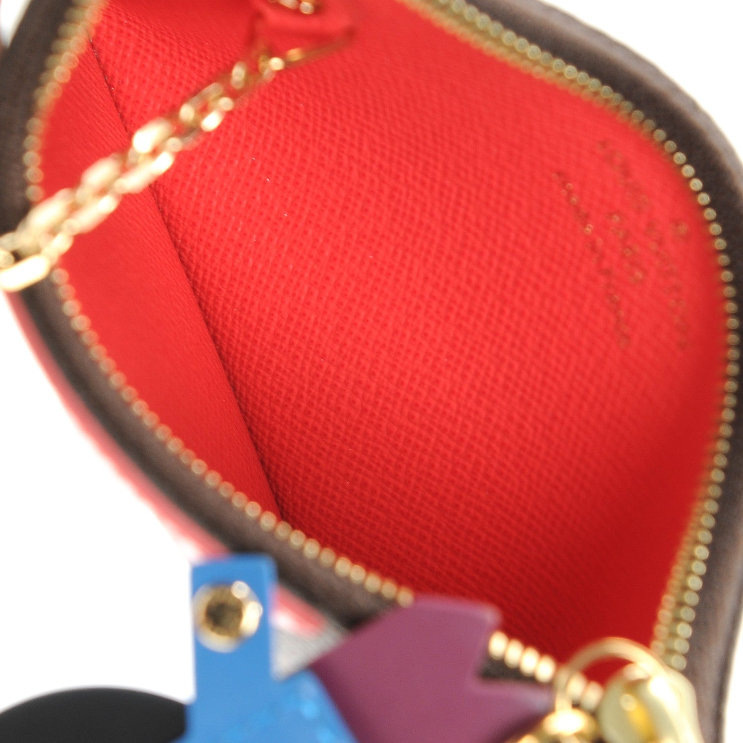 Louis Vuitton Monogram Totem Key Pouch Flamingo 4 of 7
