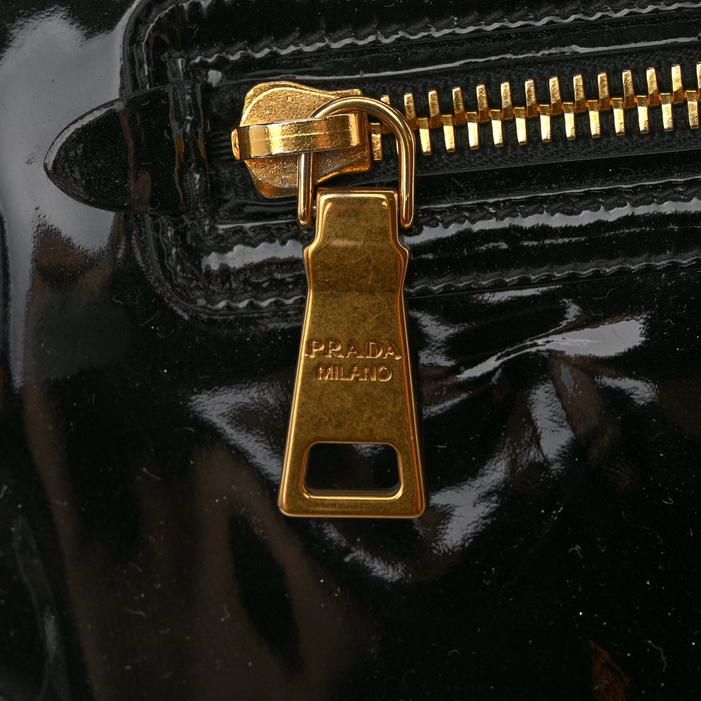 Vernice Shopping Satchel Black