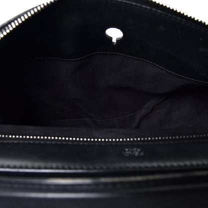 Fendi Vitello Baltico Dolce DotCom Satchel Black 4 of 4