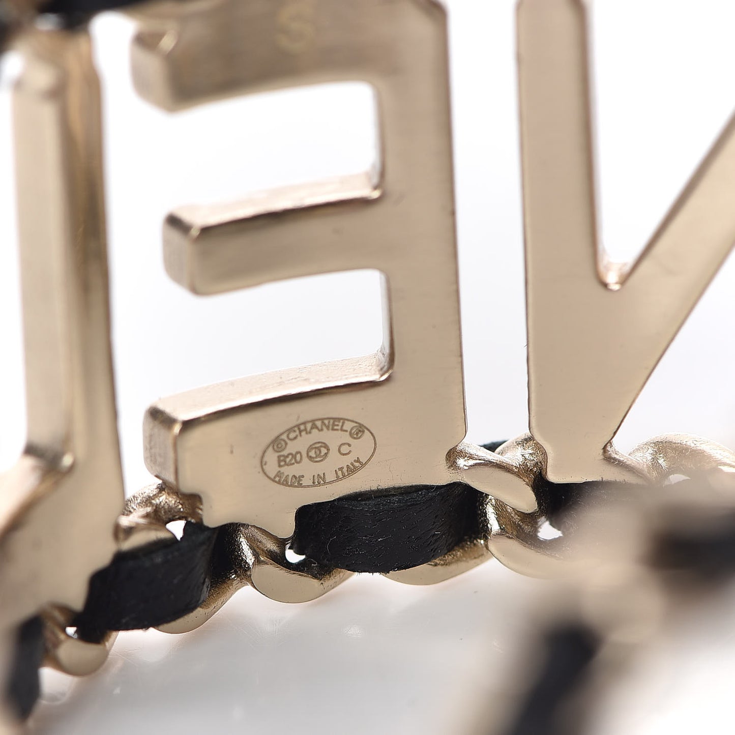 Lambskin Chain Vintage Allure Bracelet Gold