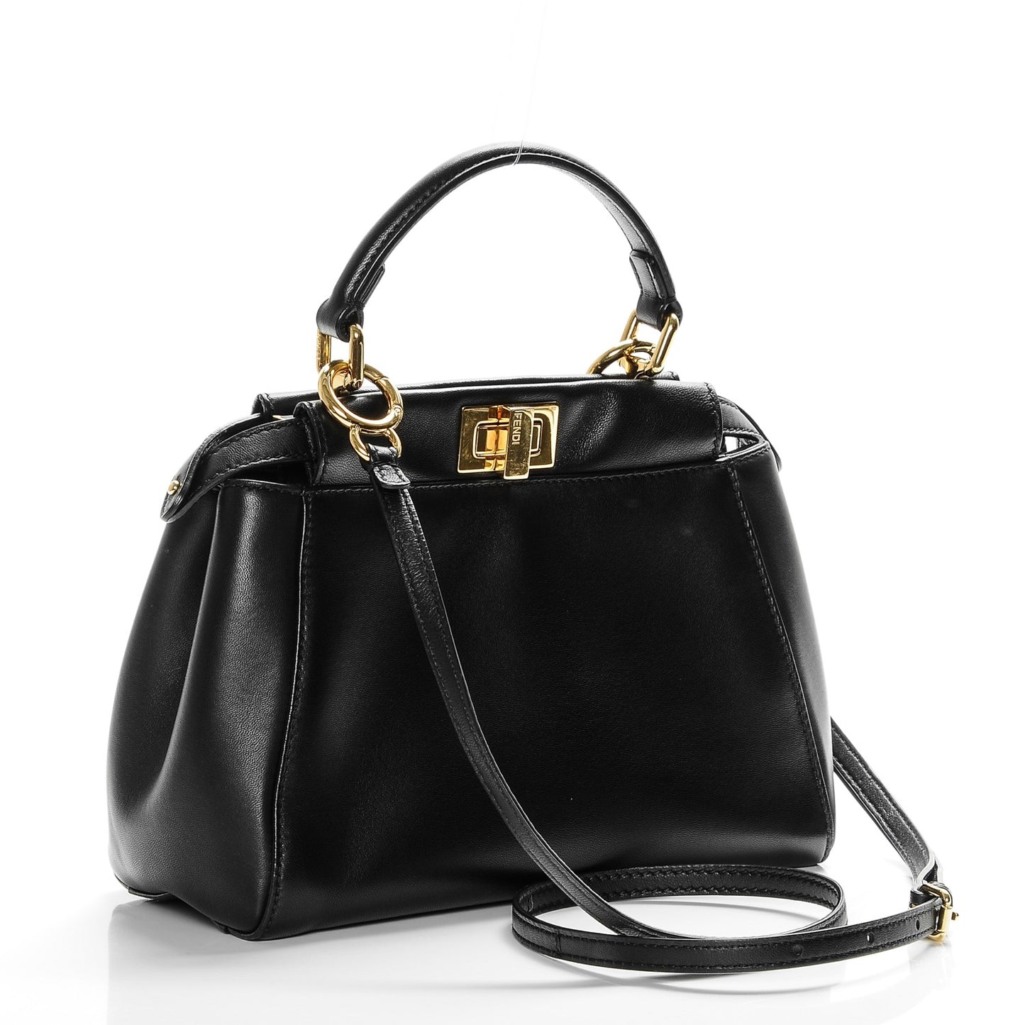 Nappa Mini Peekaboo Iconic Satchel Black