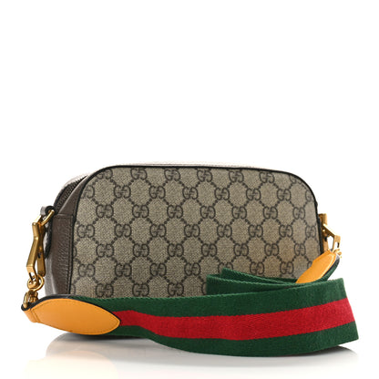 Gucci GG Supreme Monogram Web Neo Vintage Shoulder Bag Beige New Acero Crop 3 of 10