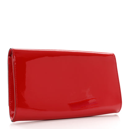 Louis Vuitton Patent Louise Clutch Cherry 3 of 10