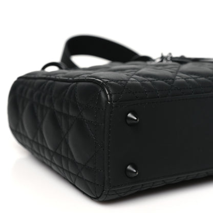 Christian Dior Ultra Matte Calfskin Cannage Small My ABCDior Lady Dior Black 8 of 9