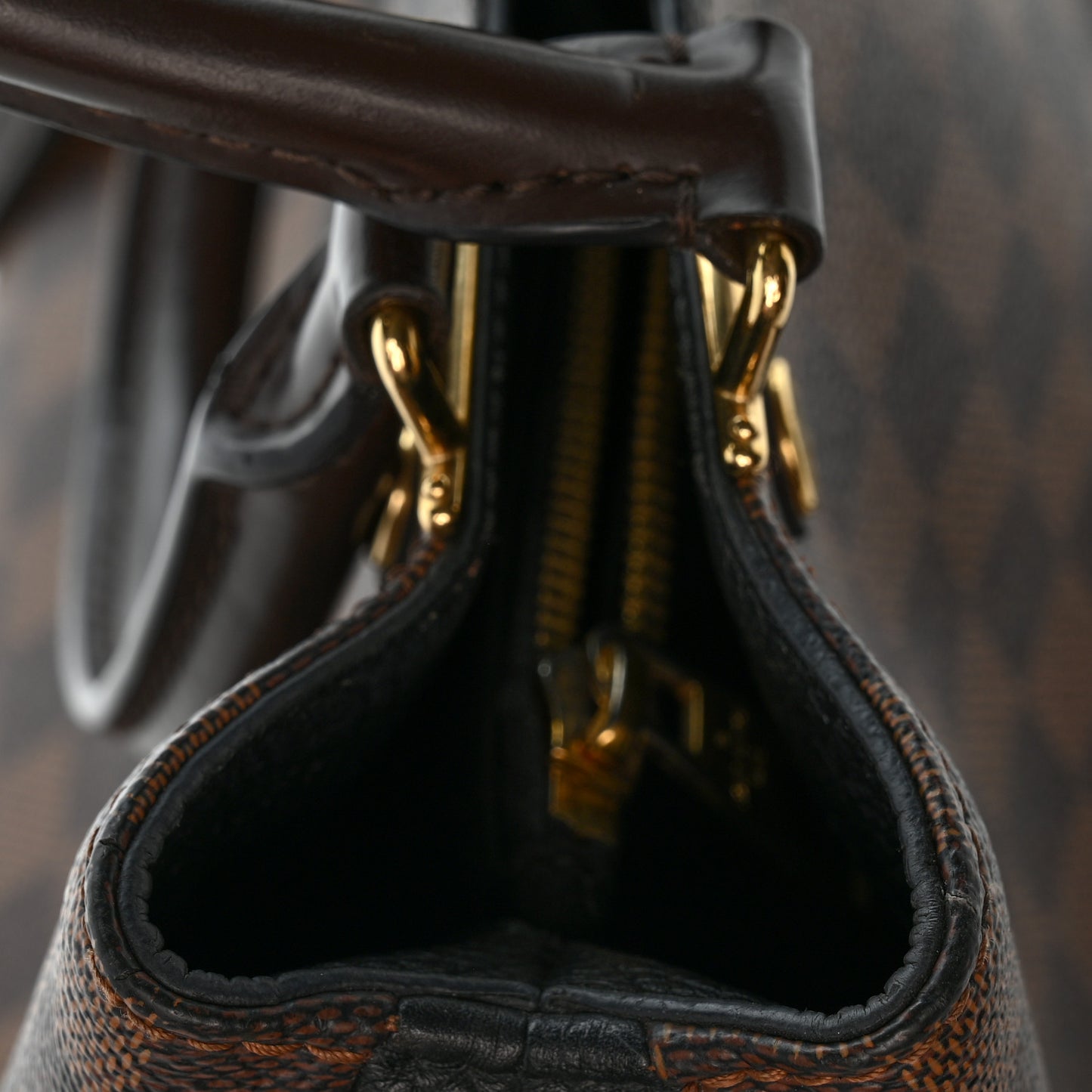 Damier Ebene Cuir Taurillon Brittany Black