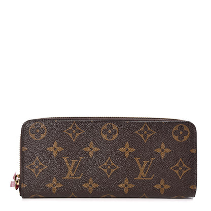 Louis Vuitton Monogram Clemence Wallet Fuchsia 1 of 8
