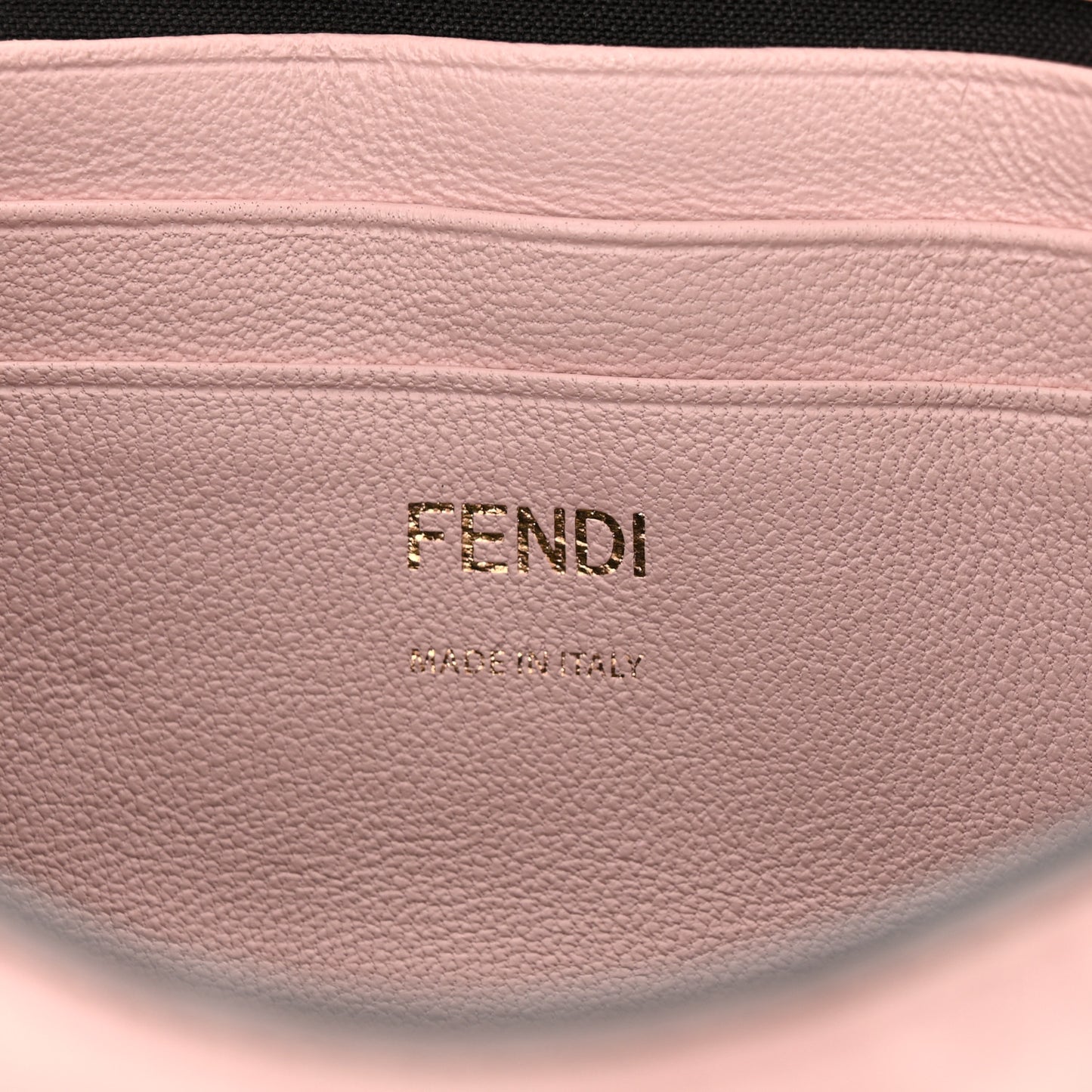 Nappa FF 1974 Embossed Mini Baguette Rosa Quarzo
