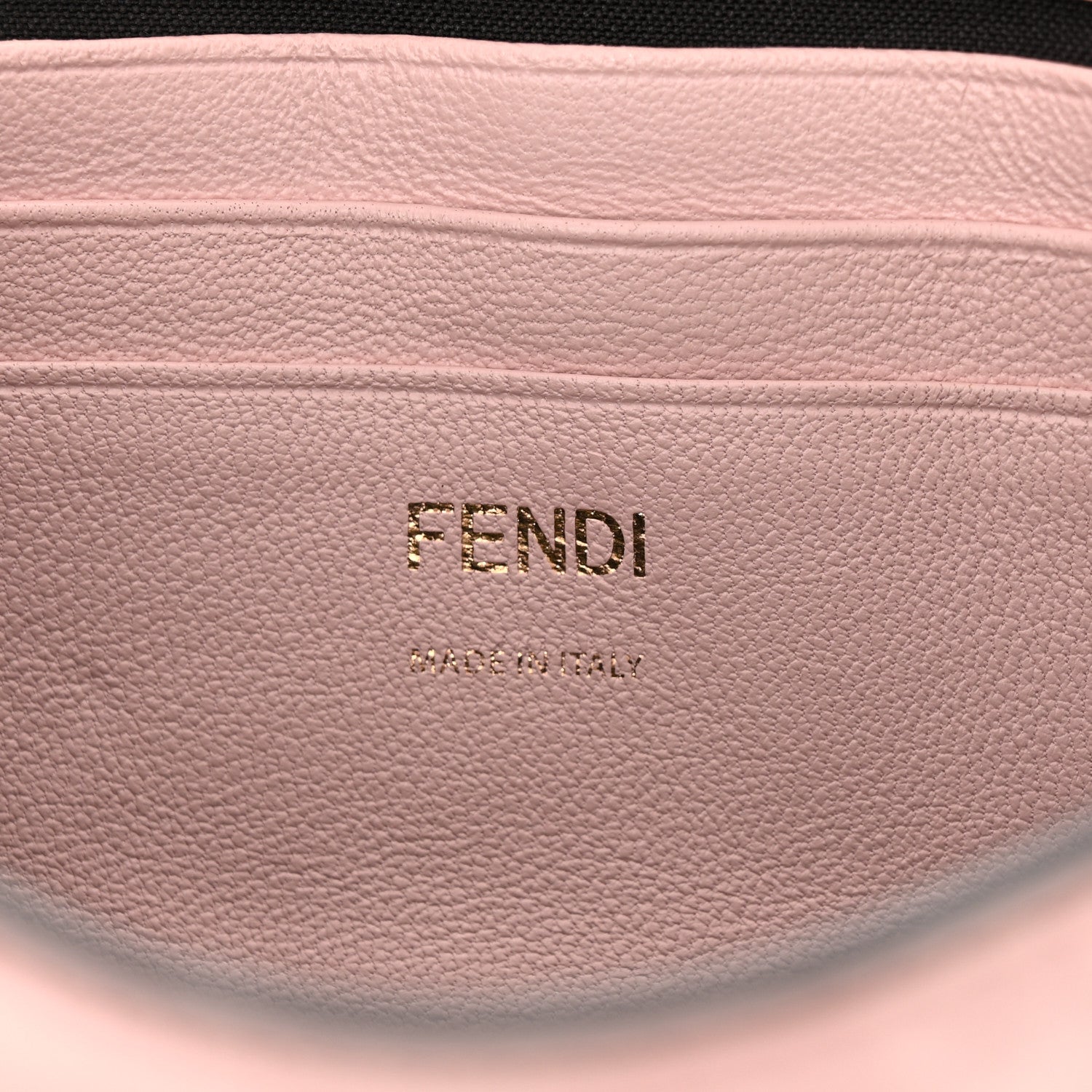 Fendi Nappa FF 1974 Embossed Mini Baguette Rosa Quarzo 6 of 14