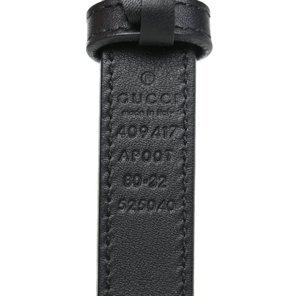 Gucci Calfskin Double G 20mm Belt 80 32 Black 3 of 3