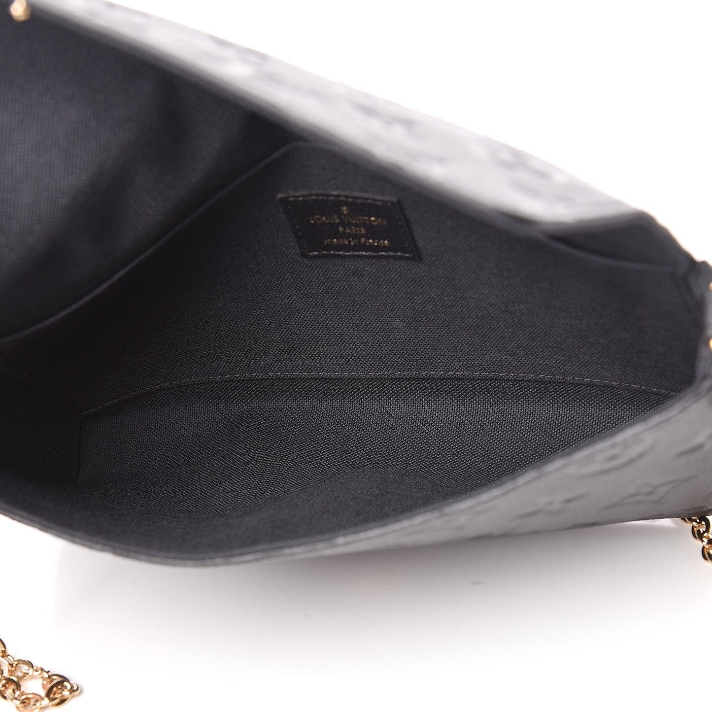 Empreinte Pochette Felicie Chain Wallet Black