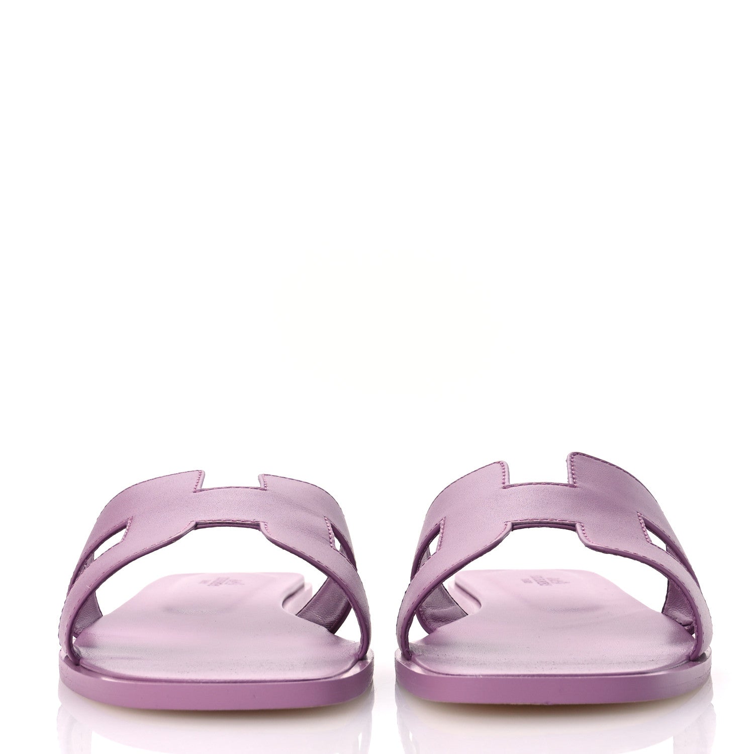 Hermes Calfskin Oran Sandals 40 Bruyère 3 of 9