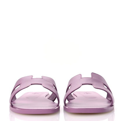Hermes Calfskin Oran Sandals 40 Bruyère 3 of 9