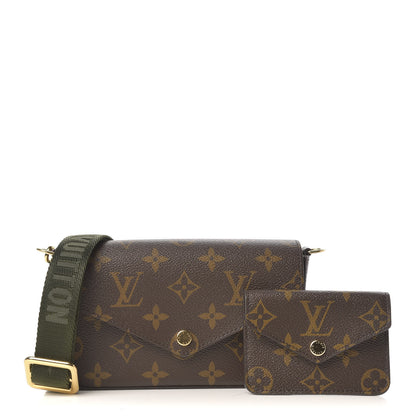 Louis Vuitton Monogram Felicie Strap & Go Kaki 1 of 8