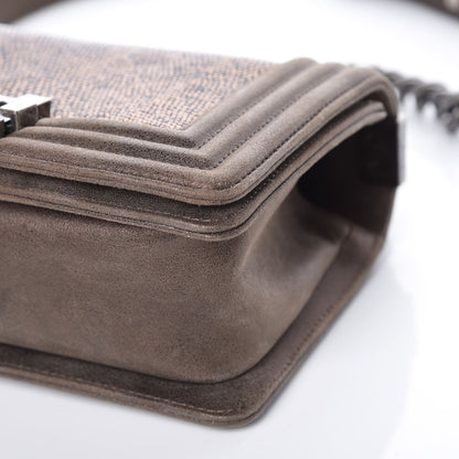 Chanel Metallic Lizard Iridescent Calfskin Small Boy Flap Bronze 13 of 15