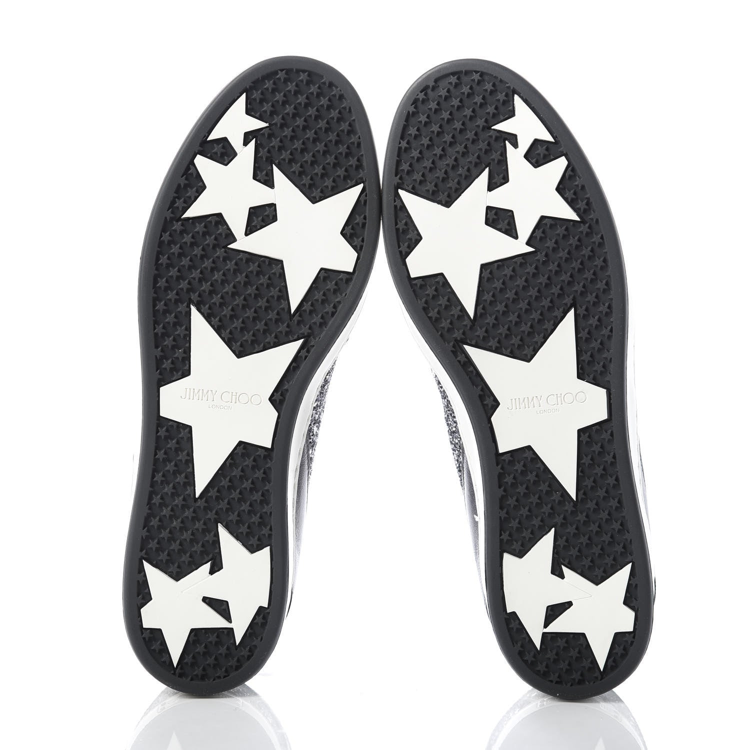 Jimmy Choo Glitter Miami Sneakers 36 Grey 5 of 10
