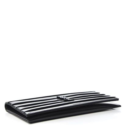 Saint Laurent Calfskin Monogram Smoking Clutch Black 4 of 6