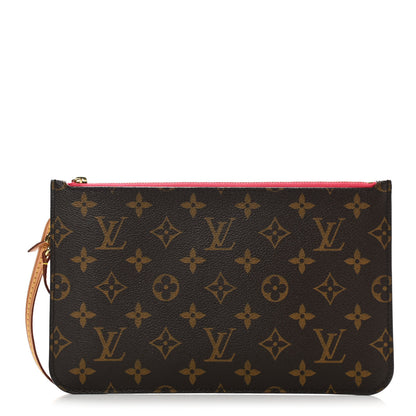 Louis Vuitton Monogram Neverfull MM GM Pochette Grenade 1 of 8