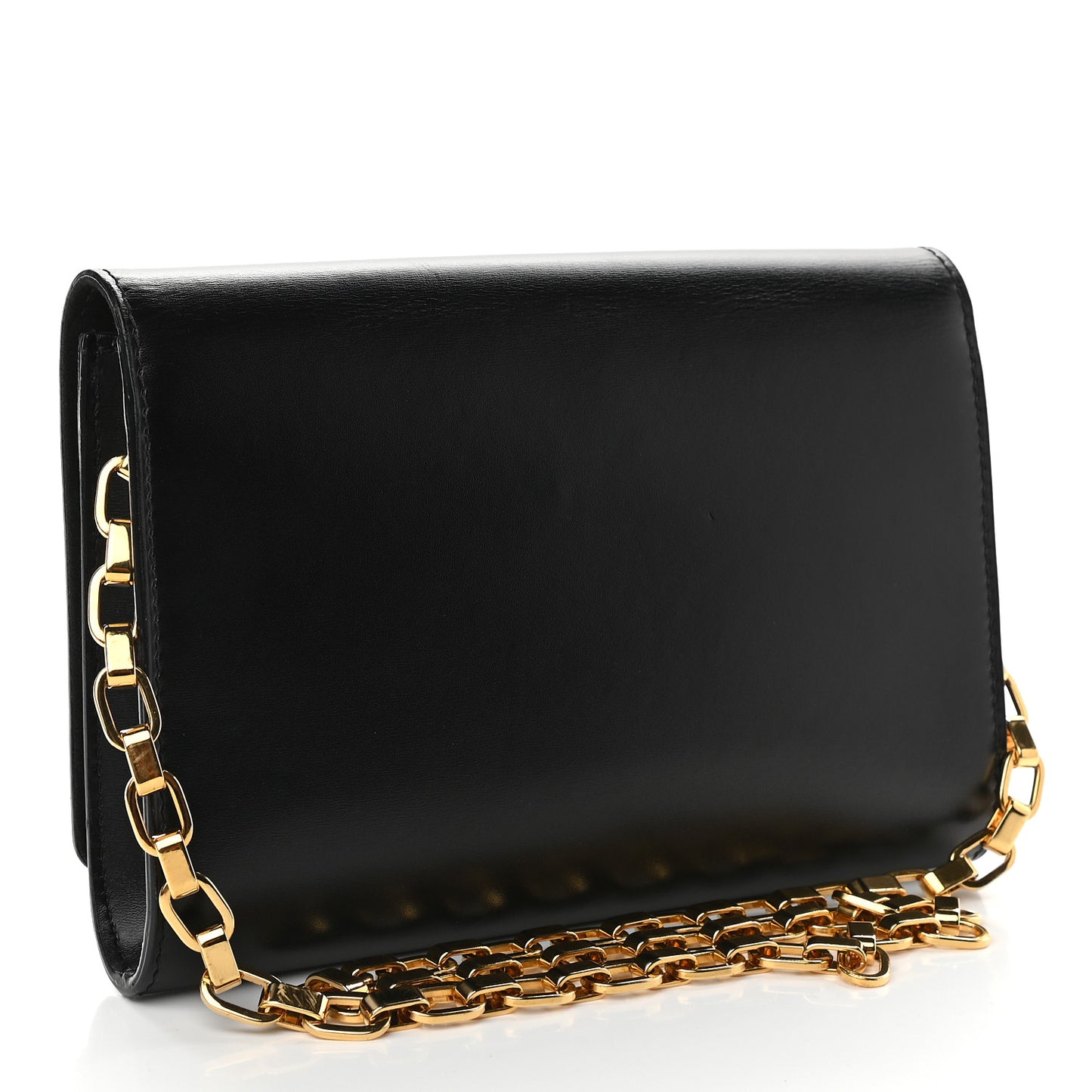 Calfskin Chain Louise MM Black