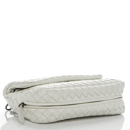Bottega Veneta Nappa Intrecciato Mini Messenger Bag White 4 of 7