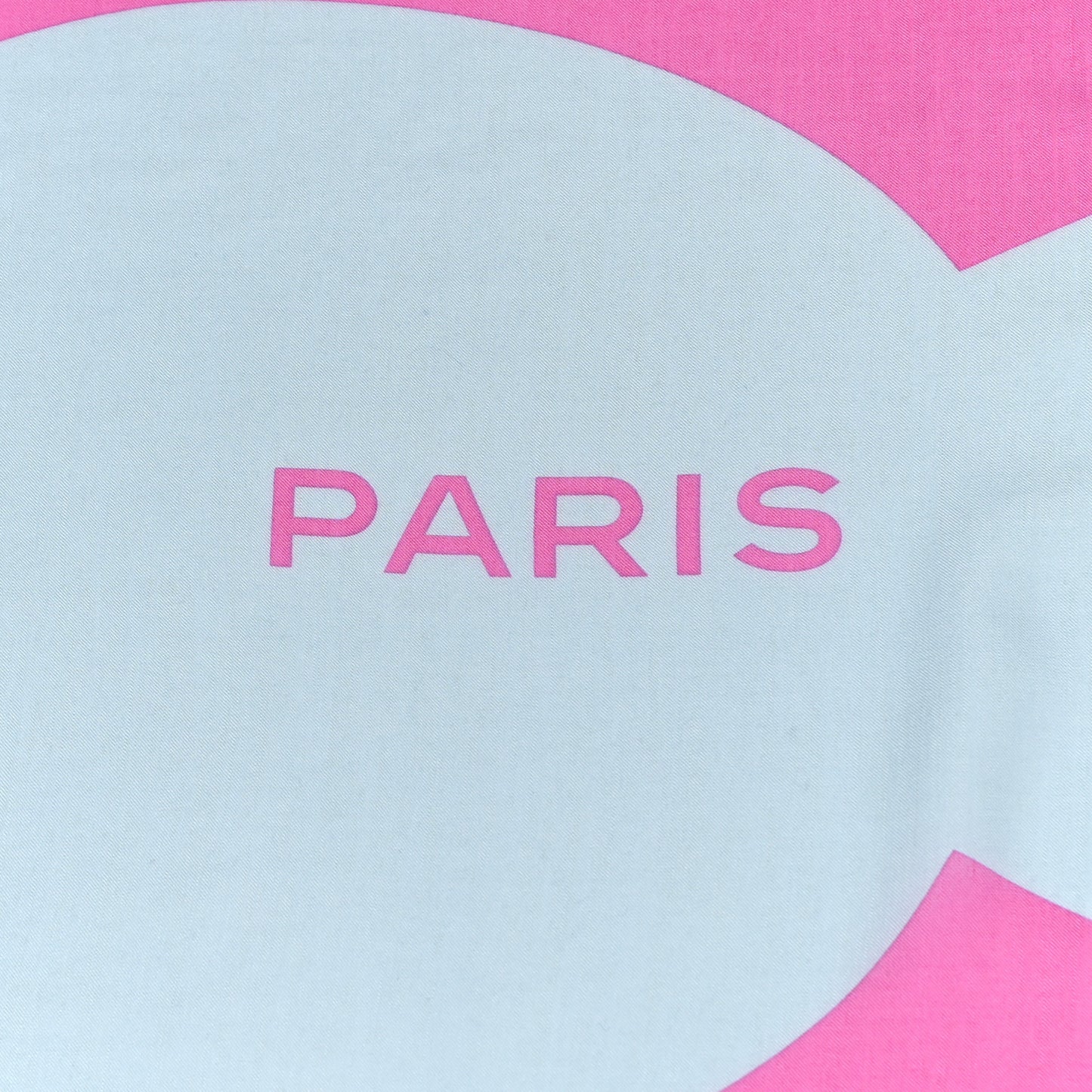 Silk CC Square Scarf Grey Pink