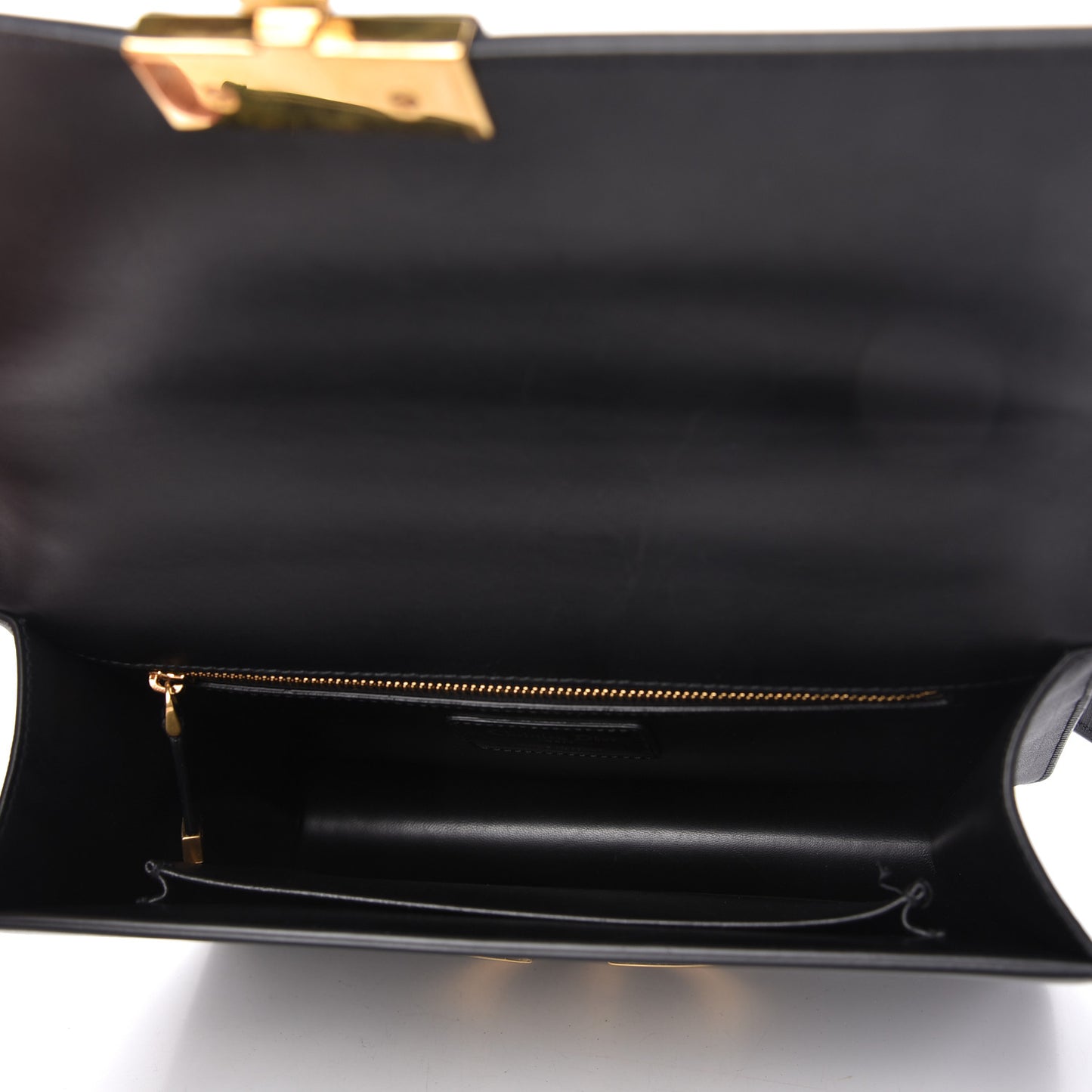 Smooth Calfskin 30 Montaigne Flap Bag Black