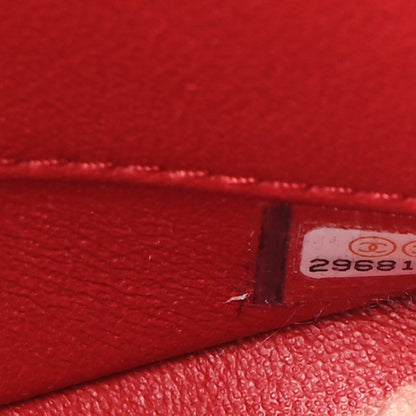 Chanel Lambskin Quilted Small Trendy CC Bowling Bag Red 8 of 11