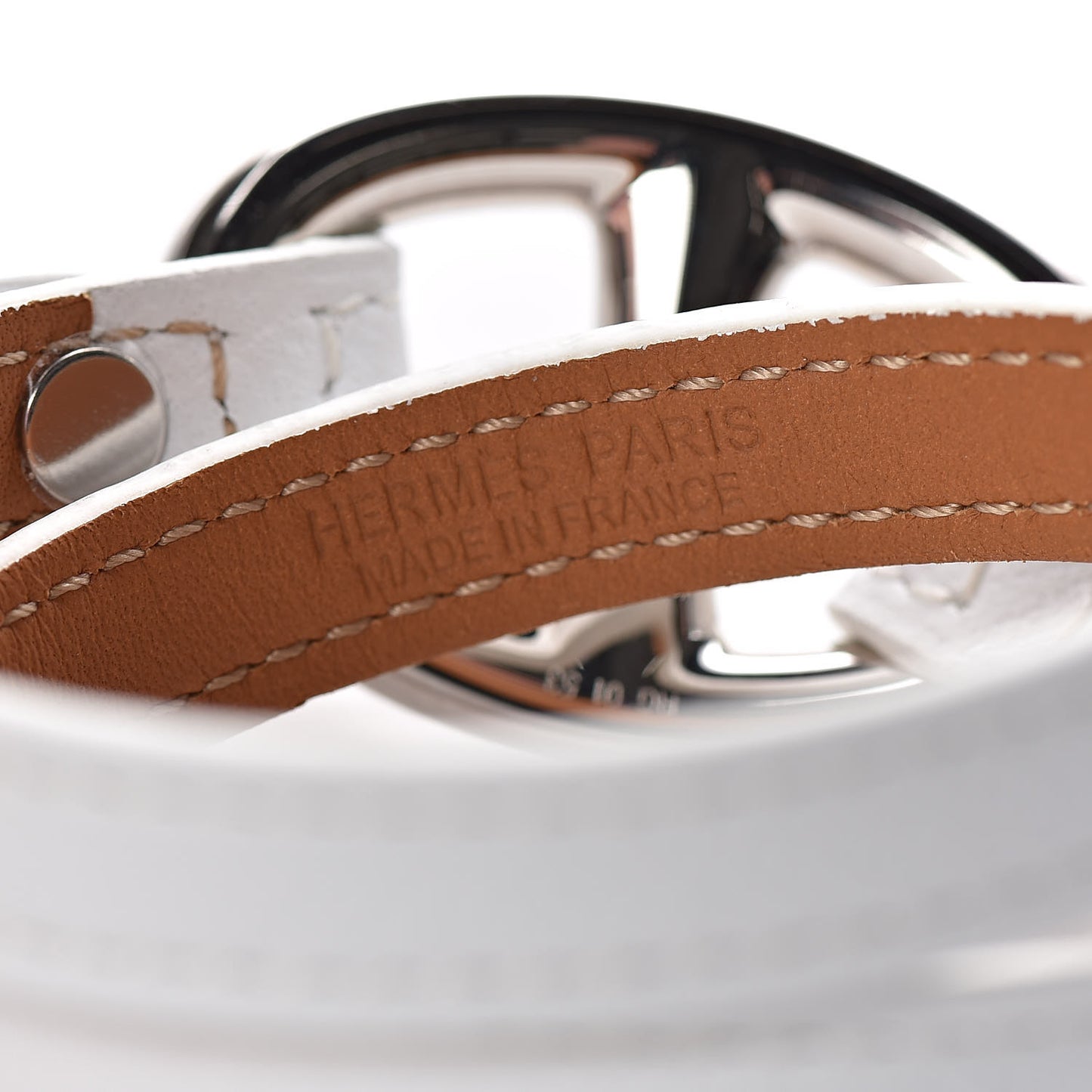 Epsom Granville Bracelet S White