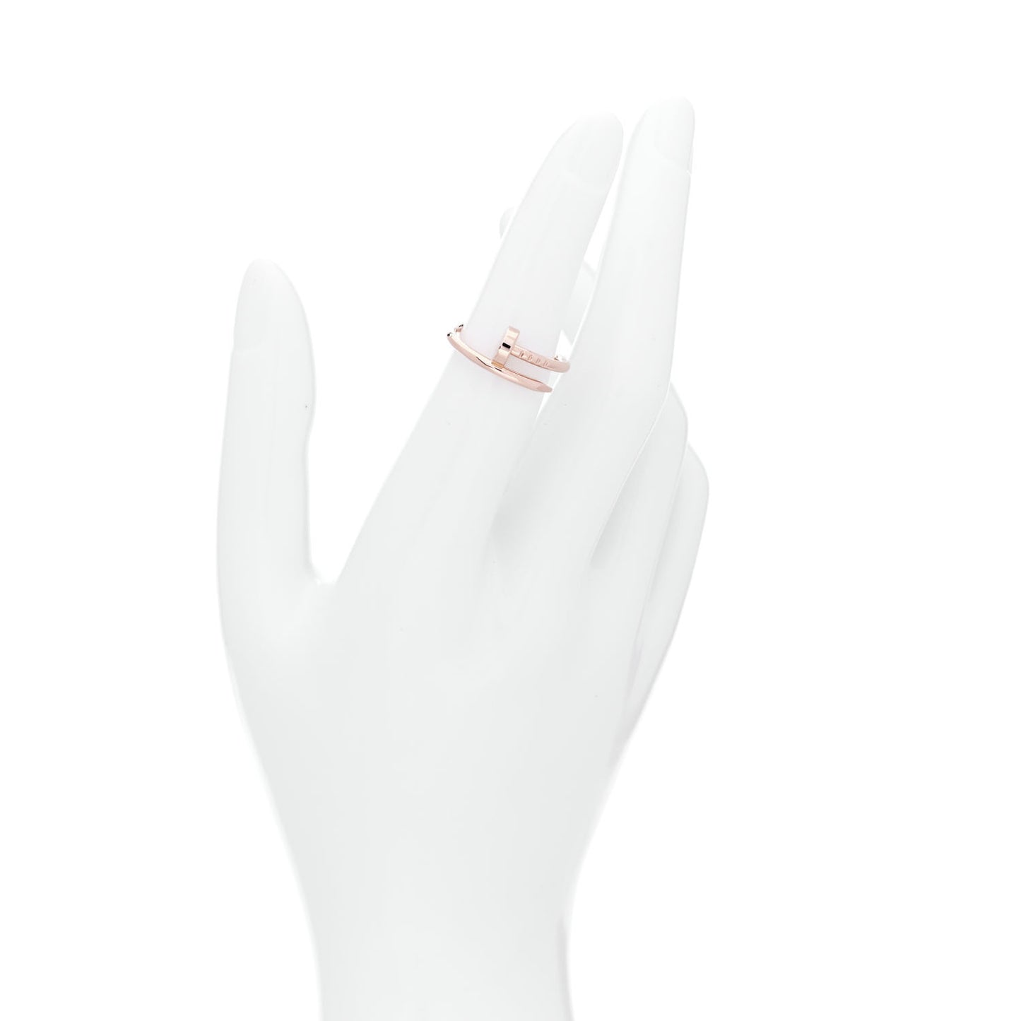 18K Pink Gold Small Juste Un Clou Ring 50 5.25