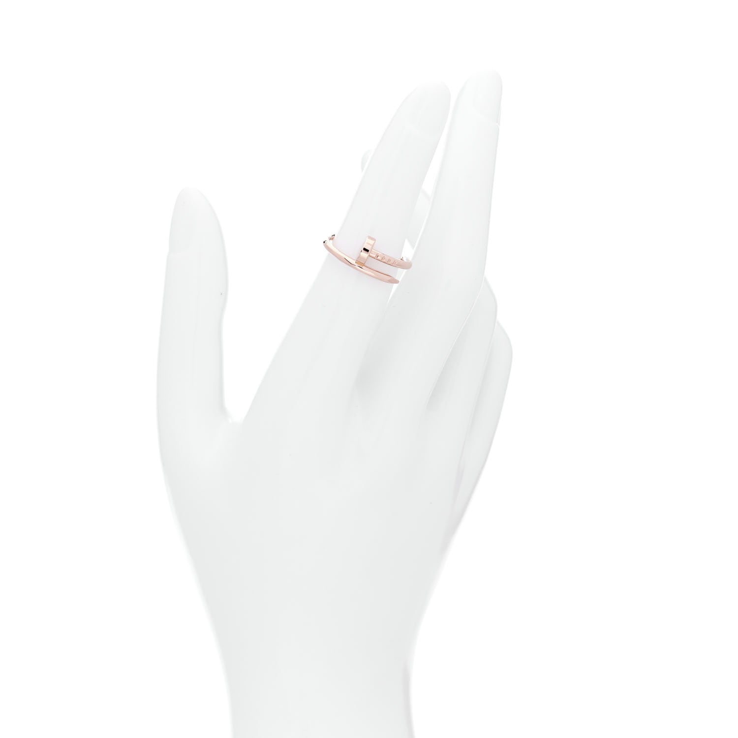 Cartier 18K Pink Gold Small Juste Un Clou Ring 50 5.25 2 of 6