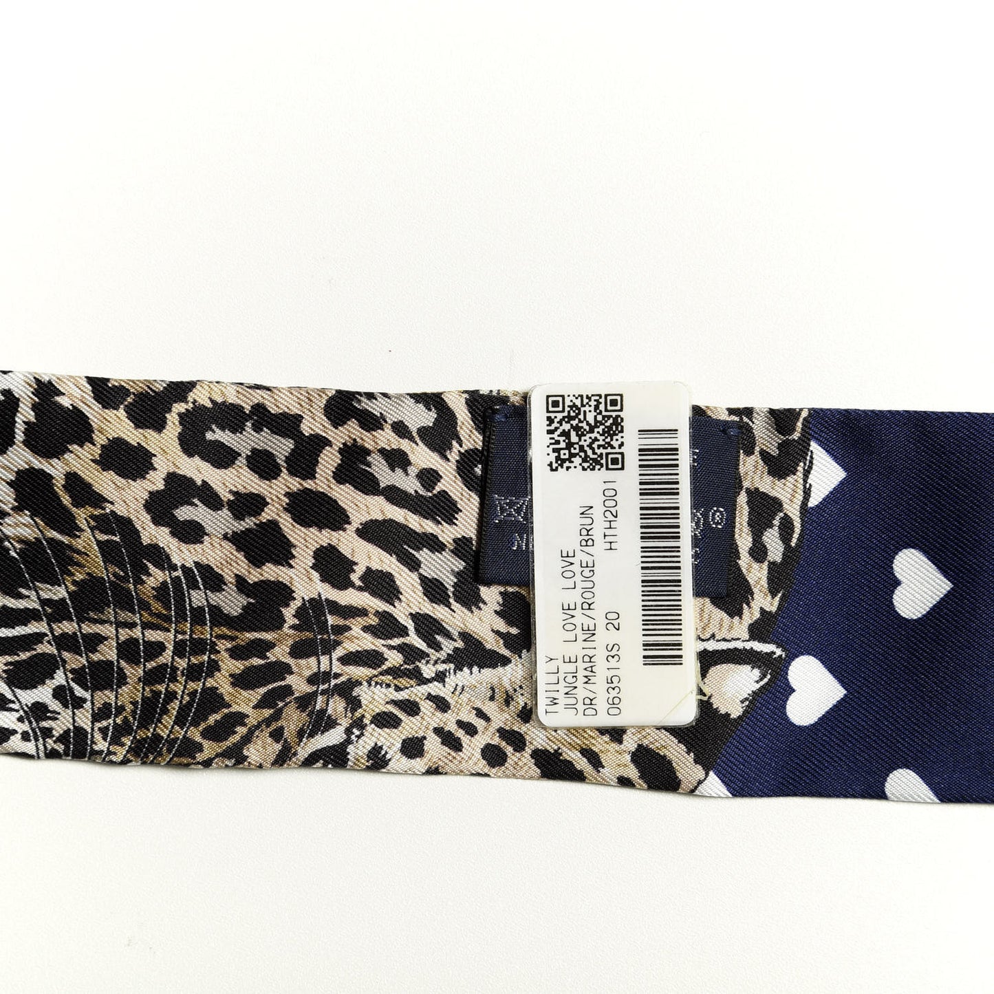 Silk Jungle Love Twilly Marine Rouge Brun