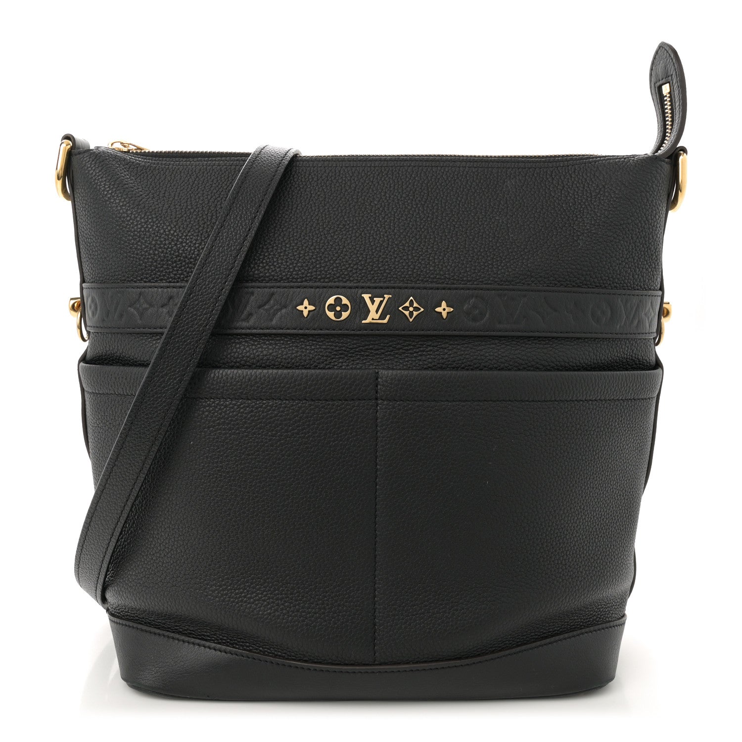 Louis Vuitton Calfskin Cruiser GM Black 1 of 13