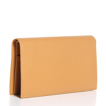 Chanel Caviar Timeless CC Yen Wallet Beige 3 of 7
