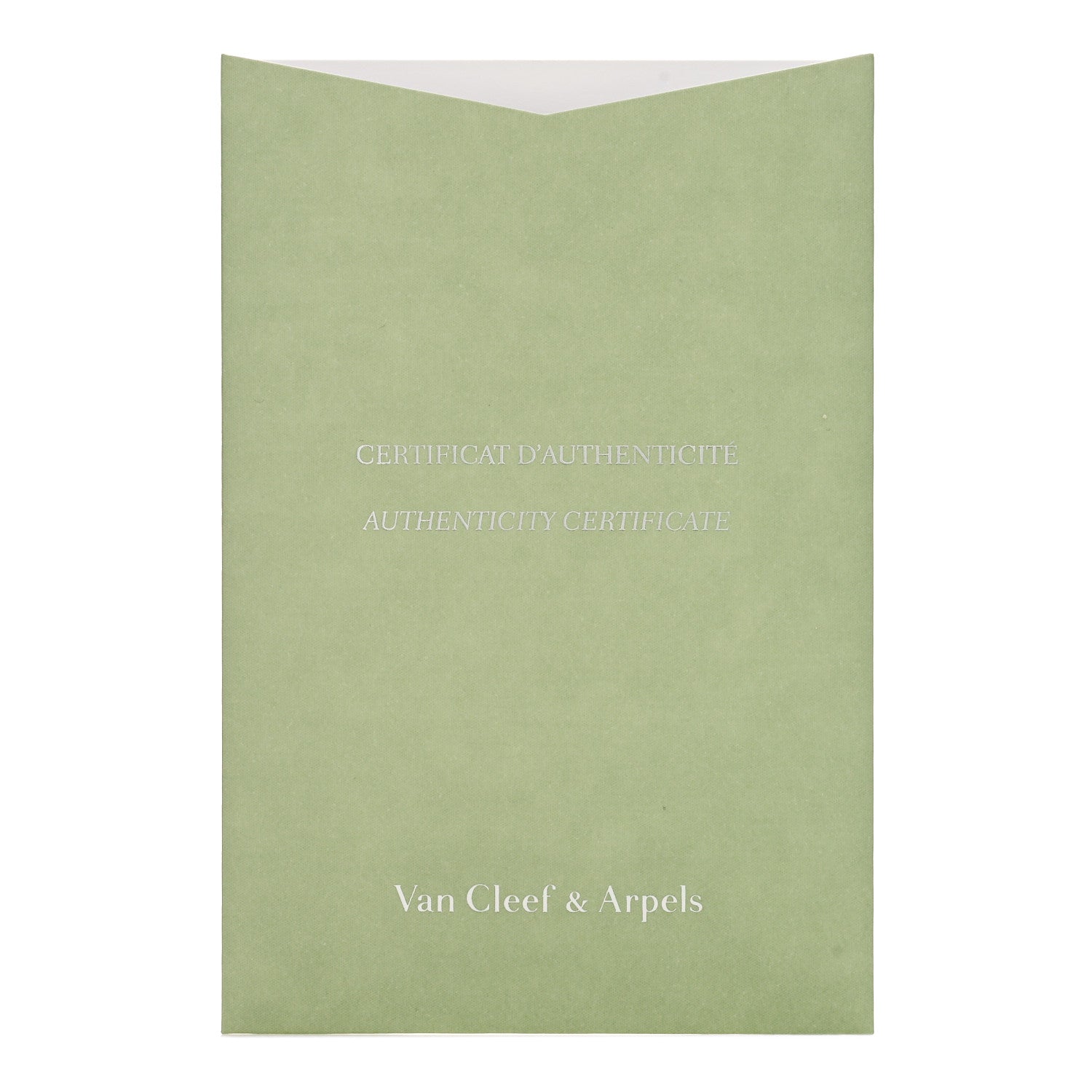 Van Cleef & Arpels 18K White Gold Chalcedony Vintage Alhambra Pendant Necklace 6 of 6