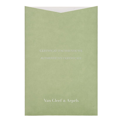 Van Cleef & Arpels 18K White Gold Chalcedony Vintage Alhambra Pendant Necklace 6 of 6