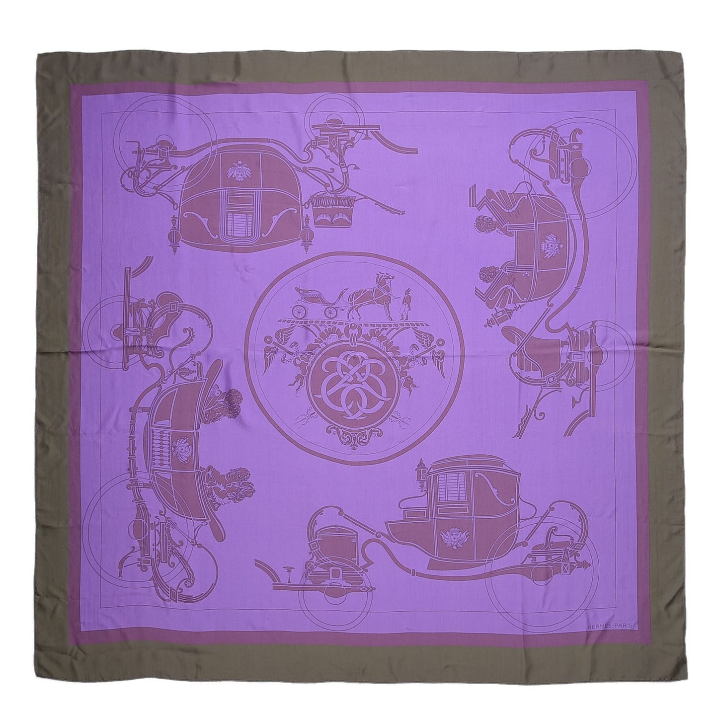 Silk Dip Dye Ex Libris Scarf 140