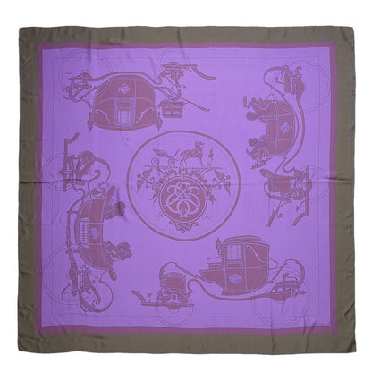 Hermes Silk Dip Dye Ex Libris Scarf 140 1 of 8