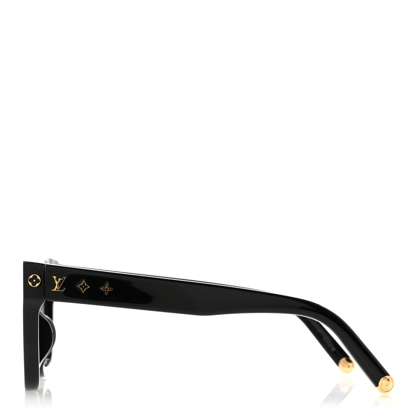 Acetate My Monogram Square Sunglasses Z1523E Black