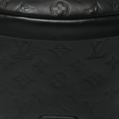 Louis Vuitton Calfskin Monogram Shadow Discovery Bumbag Black 7 of 9